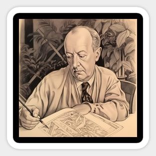 Vladimir Nabokov Sticker